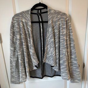 DYNAMITE Waterfall Textured Grey Cardigan